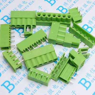 Davitu Electrical Equipments Supplies - 10PCS HT5.08 green terminals 2P 3P 4P 5P 6P 7P 8P 5.08MM corner - (Color: 8P straight needl)