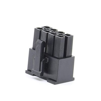 Davitu Electrical Equipments Supplies - 8P Molex black 4.2mm connector plug 5557 male plastic shell computer ATX power car - (Pins: 14P)