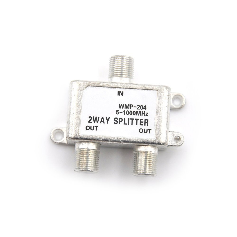 Davitu Electrical Equipments Supplies - 2 Way Port TV Signal Satellite Sat Coaxial Diplexer Combiner Splitter Combiners Cable Switcher 5-1000 MHz F Connector Splitter