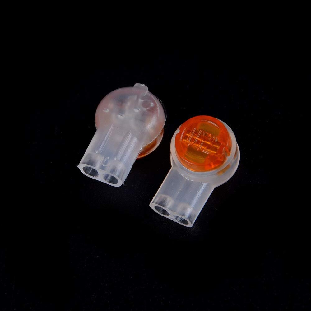 Davitu Electrical Equipments Supplies - 100Pcs UY2 K2 Connector Grease Filling Butt Wire Line Terminal For Telephone Network Line Connection