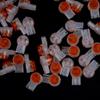 Davitu Electrical Equipments Supplies - 100Pcs UY2 K2 Connector Grease Filling Butt Wire Line Terminal For Telephone Network Line Connection view 3