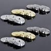 Davitu Electrical Equipments Supplies - 2pcs/lot Silver 25mm pure nickel plated speaker shock absorber spike pad HIFI acoustic suspension gasket connector - (Color: 2pcs a pack) view 1