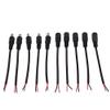 Davitu Electrical Equipments Supplies - 5Pair 12V DC Connectors Male Female 2.1mm x 5.5mm Power Pigtails Adapter Plug jack Wire cable for CCTV Security Camera LED Strip view 1