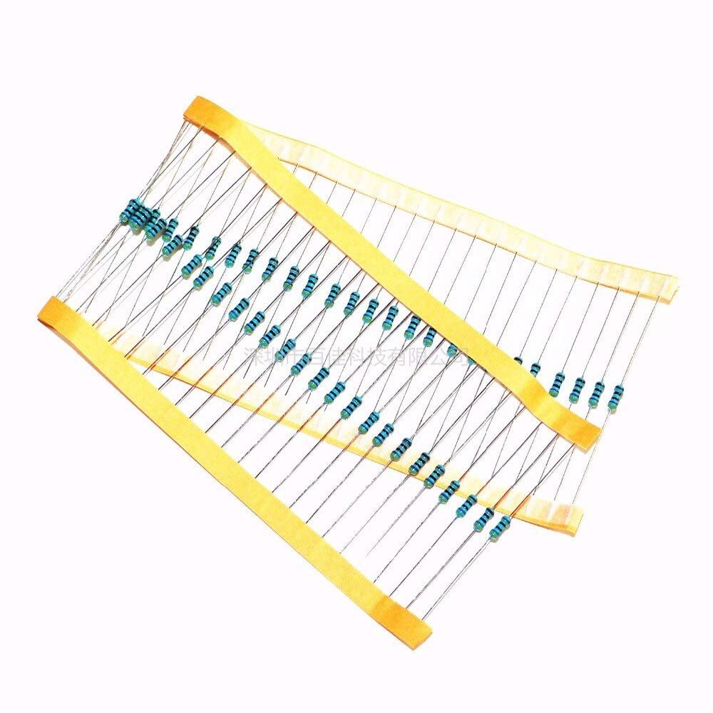 Davitu Electrical Equipments Supplies - 100pcs 390 ohm 1/4W 390R Metal Film 390ohm 0.25W 1% ROHS