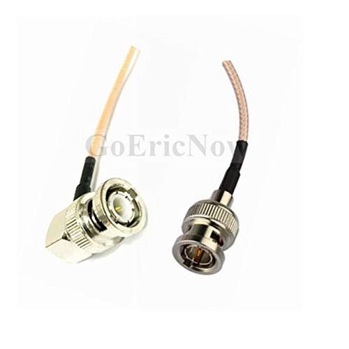 Davitu Electrical Equipments Supplies - 5 pcs HD SDI Video Cable Right Angle BNC Male to Male/Female RG179 for BMCC VIDEO OUT Camera Cable Connector (15cm,30cm,50cm) - (Color: 4, Pins: 30cm)
