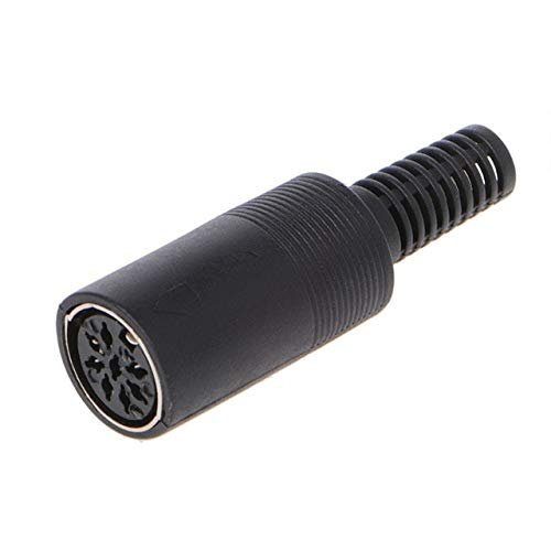 Davitu Electrical Equipments Supplies - Female DIN Plug Socket Connector 3/4/5/6/7/8 PIN Chassis Cable Mount - (Color: 8PIN)