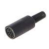 Davitu Electrical Equipments Supplies - Female DIN Plug Socket Connector 3/4/5/6/7/8 PIN Chassis Cable Mount - (Color: 8PIN) view 1