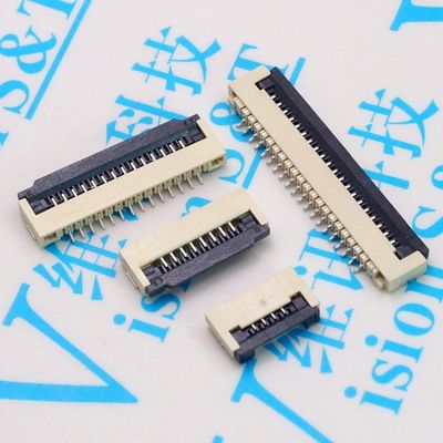Davitu Electrical Equipments Supplies - FPC connector 1.0mm Clamshell the shell of a clam 4/5/6/8/9/10/12/14/15/16/18/20/22/24/26/30P - (Color: 9P 80pcs)