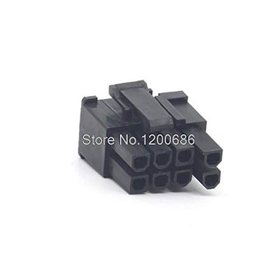 Davitu Electrical Equipments Supplies - Molex 4.2mm 6 + 2 pin 8p Computer Power Plug ATX PIC-E Connector Slide Connector - (Pins: 8P (2) (6))
