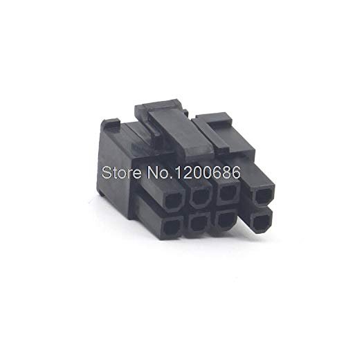 Davitu Electrical Equipments Supplies - Molex 4.2mm 6 + 2 pin 8p Computer Power Plug ATX PIC-E Connector Slide Connector - (Pins: 8P (2) (6))