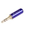 Davitu Electrical Equipments Supplies - 10pcs/lot 3 Poles Stereo 3.5mm Connector Copper Tube Gold Plated 3.5mm Mini Jack Stereo Male Plug Earphone Headphone Adapter - (Color: Blue) view 1