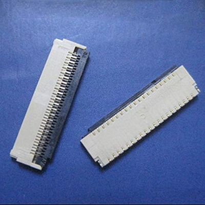 Davitu Electrical Equipments Supplies - FH35W-45S-0.3SHW Socket Connector For Tablet PC Screen 0.3 Spacing Double Rows 45-pin Rear Flip Cover Type - (Color: 200pcs a pack)