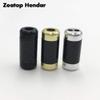 Davitu Electrical Equipments Supplies - 2Pcs HiFi Carbon Fiber Pants Boot Y Splitter 1 to 2 Speaker RCA Cable Audio DIY Earphone Wire Connector Black Gold Silver - (Color: Gold) view 2