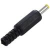 Davitu Electrical Equipments Supplies - HHTL-6Pcs Plastic Cable Guard 4.0 x 1.7mm Male DC Power Plugs Connectors - (Color: Black) view 1