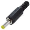 Davitu Electrical Equipments Supplies - HHTL-6Pcs Plastic Cable Guard 4.0 x 1.7mm Male DC Power Plugs Connectors - (Color: Black) view 3