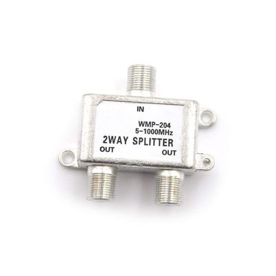 Davitu Electrical Equipments Supplies - 1PCS 2-Way HD Digital Coax Cable Splitter Bi-Directional MoCA 5-1000 MHz Connector Satellite TV Receiver Designed for SATV/CATV
