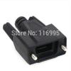 Davitu Electrical Equipments Supplies - 5pcs black Db9 shell serial rs232 shell platic - (Color: Beige) view 2