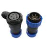 Davitu Electrical Equipments Supplies - SP28 docking waterproof connector IP68 2pin 3/4/5/6/7/9/10/12/14/16/19/22/24/26Pin - (Pins: 7P) view 4