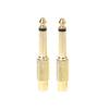 Davitu Electrical Equipments Supplies - 2 Pcs 6.35mm 1/4" Mono Male Jack To RCA Female Plug Audio Adapter Cable Converter view 1