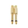 Davitu Electrical Equipments Supplies - 2019 2 Pcs 6.35mm 1/4" Mono Male Jack To RCA Female Plug Audio Adapter Cable Converter view 2