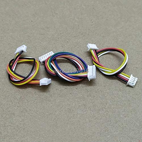 Davitu Electrical Equipments Supplies - 20pcs 1.25mm 2P/3P/4P/5P/6P/7P/8P/9P/10Pin Double End Connector JST 1.25 200mm Plug Cable Same Direction - (Color: 2P 20cm)