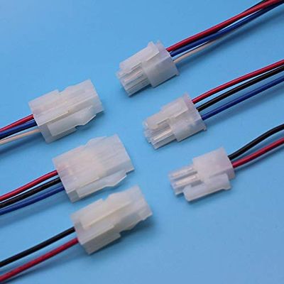 Davitu Electrical Equipments Supplies - 5557/5559 4.2mm Male Female connector connecting wire for computer car 2p 3p 4p 6p 7p 10p 12p 14p 16p 20p 30 - (Pins: 2x3P one set)