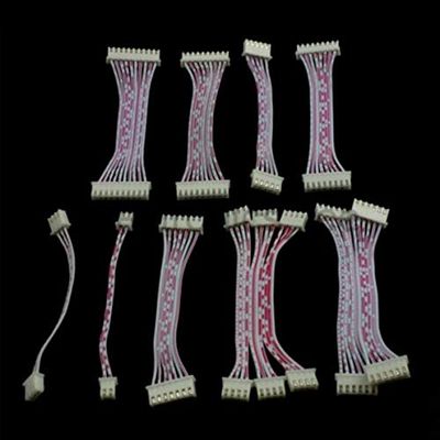 Davitu Electrical Equipments Supplies - 20pcs PH 2.0mm 20cm Wire Cable Double Connector 2P 3P 4P 5P 6P 7P 8P 9P 10P - (Color: 20cm 6P)