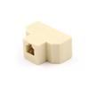 Davitu Electrical Equipments Supplies - 1PCS RJ11 Splitter 3 Way Adapter 1 M to 3 F RJ-11 6P4C Phone Jack Splitter view 3