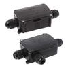 Davitu Electrical Equipments Supplies - 1Pc Black 2/3Way IP66 Outdoor Waterproof Cable Connector Junction Box Safe With Terminal 450V For Underwater Lights -M35 - (Color: 2 Way) view 3