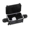 Davitu Electrical Equipments Supplies - 1Pc Black 2/3Way IP66 Outdoor Waterproof Cable Connector Junction Box Safe With Terminal 450V For Underwater Lights -M35 - (Color: 2 Way) view 4