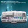 4 Way Power Distribution Block, Car o Stereo Box Block, 0/4 Gauge in, 4/8 Gauge Out view 3