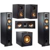Klipsch Reference 5.1 Home Theater System - Bundle with 2X R-26FA Floorstanding Speaker, 2X R-41M Bookshelf Speaker, R-25C Channel Speaker, R-12SW Subwoofer view 1