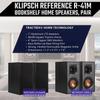 Klipsch Reference 5.1 Home Theater System - Bundle with 2X R-26FA Floorstanding Speaker, 2X R-41M Bookshelf Speaker, R-25C Channel Speaker, R-12SW Subwoofer view 4