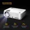 KODAK FLIK X7 Home Projector (Max 1080p HD) with Tripod, & Case Included | Compact, Projects Up to 150 with 720p Native Resolution & 30,000 Hour, Lumen LED Lamp| AV, VGA, HDMI & USB Compatible view 2