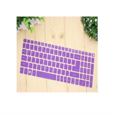 15.6 Inch Silicone Keyboard Cover Protector for Acer Aspire E15 V3/E5-553G/575G F5-572G/573G T5000 V5-591G V5-T5000-purple-