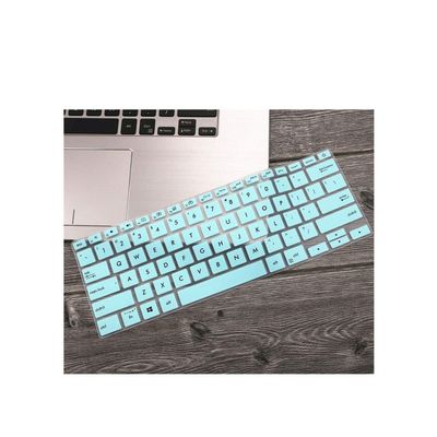14 Inch for Asus ZenBook 14 UX433 UX433FN UX433FAC UX433FA8265 Laptop Keyboard Cover Protector Skin-whiteblue-