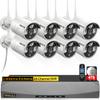 (2026 Update) Wireless Security Camera System, 10CH WiFi NVR with 8 x 3MP Dual Antenna Cameras, 55% Longer Range, 4TB HDD 60-Day Recording, Dual Band 2.4/5.8GHz, IP67, Free App view 1