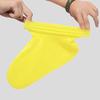N A Boots Waterproof Shoe Cover Silicone Material Unisex Overshoes Reusable Protectors Rain Boots Non-Slip Washable Material Unisex (White, Medium) view 3