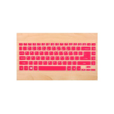 14 Inch Keyboard Skin Cover Protector for Acer Timeline Aspire 3830 3830T 3830G 3830TG 4830 4830T 4830G 4830TG 4755 4755G-Rose-