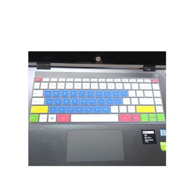14 Inch Laptop Keyboard Cover Protector for HP Pavilion X360 14-BAxxxx / X360 14-BFxxxx Series Notebook Skin-candyblue-