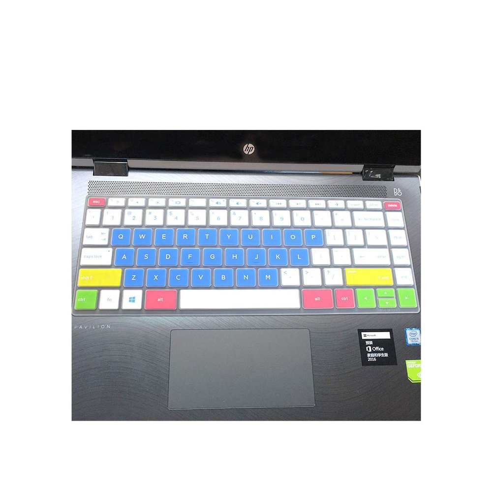 14 Inch Laptop Keyboard Cover Protector for HP Pavilion X360 14-BAxxxx / X360 14-BFxxxx Series Notebook Skin-candyblue-