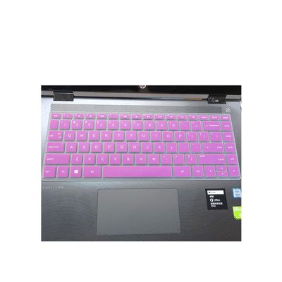 14 Inch Laptop Keyboard Cover Protector for HP Pavilion X360 14-BAxxxx / X360 14-BFxxxx Series Notebook Skin-Purple-