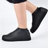 N A Boots Waterproof Shoe Cover Silicone Material Unisex Overshoes Reusable Protectors Rain Boots Non-Slip Washable Material Unisex (Blank, Small) view 1