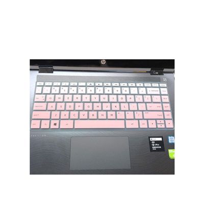 14 Inch Laptop Keyboard Cover Protector for HP Pavilion X360 14-BAxxxx / X360 14-BFxxxx Series Notebook Skin-fadepink-