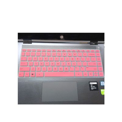 14 Inch Laptop Keyboard Cover Protector for HP Pavilion X360 14-BAxxxx / X360 14-BFxxxx Series Notebook Skin-Pink-