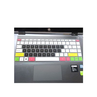 14 Inch Laptop Keyboard Cover Protector for HP Pavilion X360 14-BAxxxx / X360 14-BFxxxx Series Notebook Skin-candyblack-