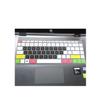 14 Inch Laptop Keyboard Cover Protector for HP Pavilion X360 14-BAxxxx / X360 14-BFxxxx Series Notebook Skin-candyblack- view 1
