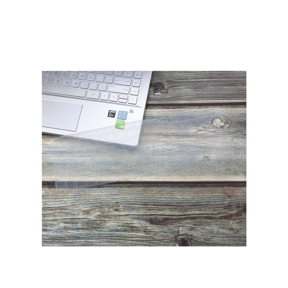 Computer Laptop Keyboard Cover Skin Protector for 15.6" Dell Inspiron 15 5000 5584 5598 7000 7591 7590 1050 1650 15 15.6 Inch-Clear-