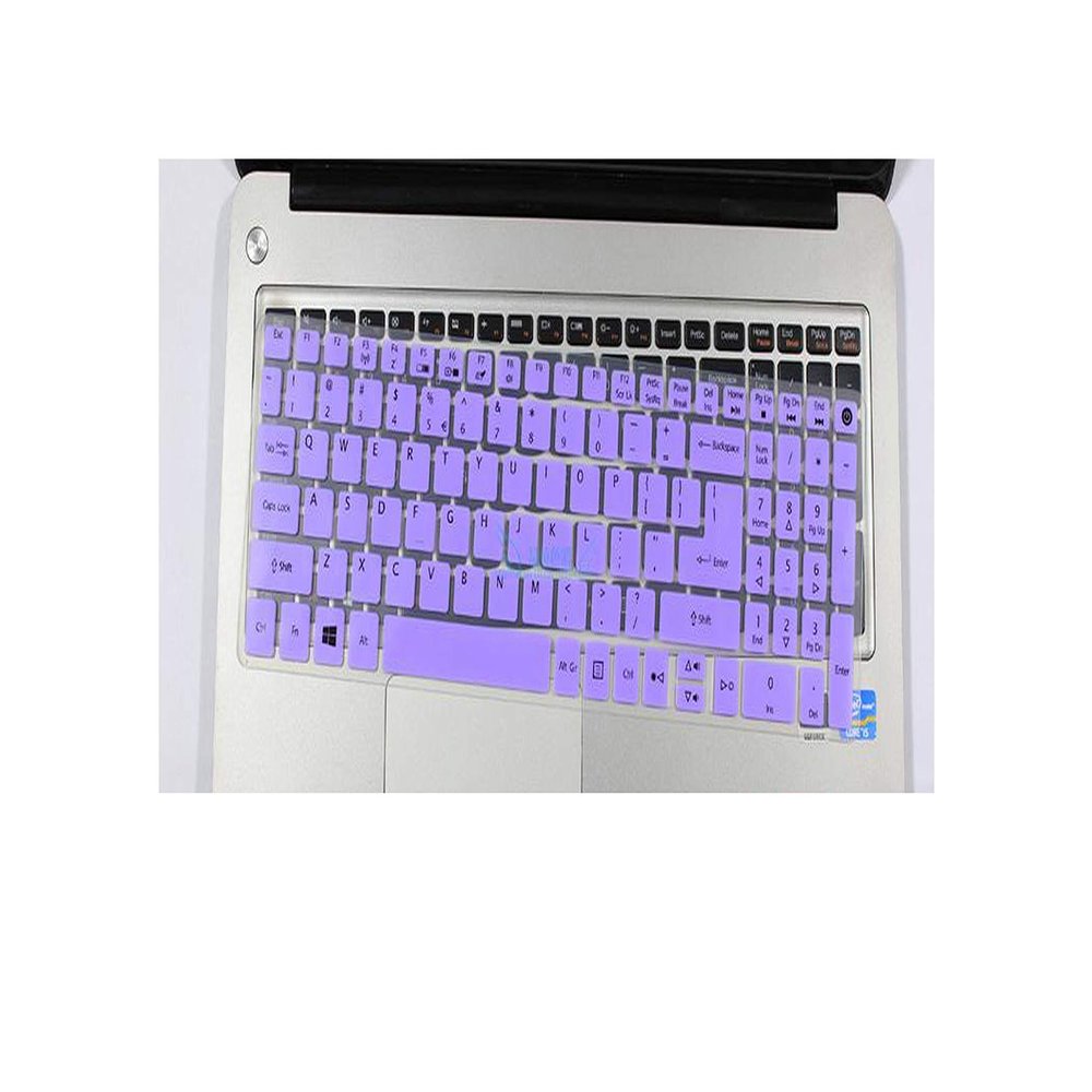 15 Inch Laptop Keyboard Cover Protector for Acer for Acer Aspire E 15 E5-575 E5-576G E5-574G ES15 ES1-572 / Aspire E 17 E5-772G-purple-