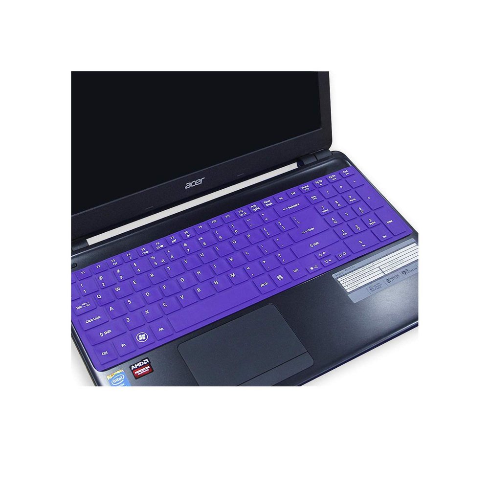 15 15.6 Inch Keyboard Cover Protector for Acer Aspire Travelmate 5744Z 7750 7750G 5735z 5742 5742g 5742z 5742zg 5744 5750 5750g-allpurple-